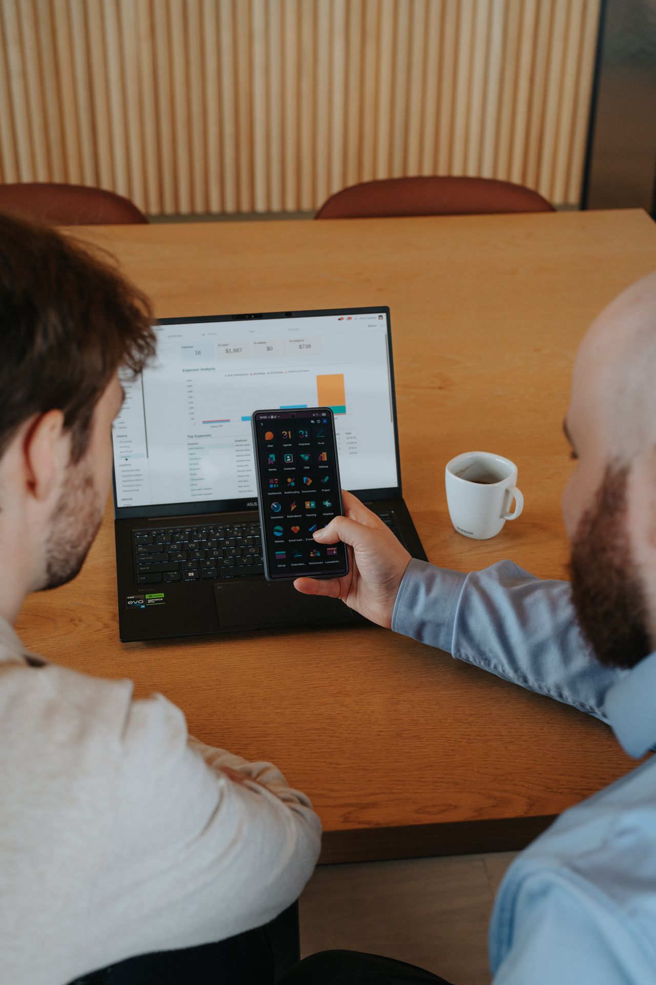 Een demo van de Odoo app